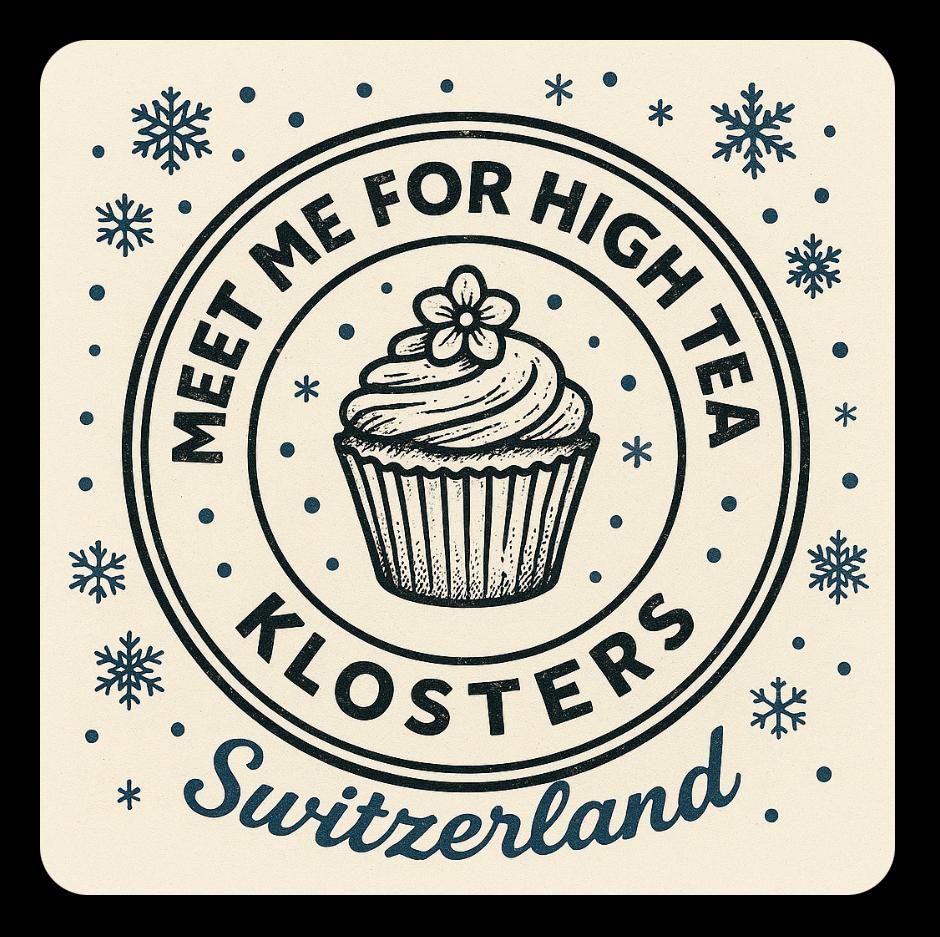 Klosters - Handbedruckte Stoff-Cocktailservietten im 4er-Set