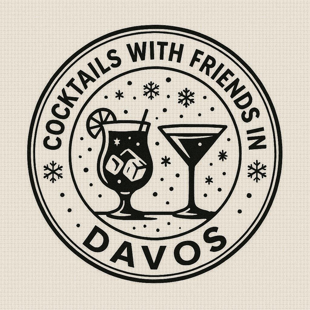 Davos - Handbedruckte Stoff-Cocktailservietten im 4er-Set